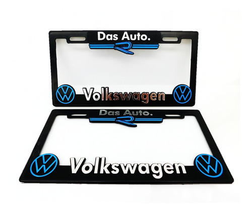  Portaplacas Premium Volkswagen Das Auto Juego 2 Piezas