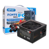 Fonte Para Computador Atx 500w Real Knup Kp-522