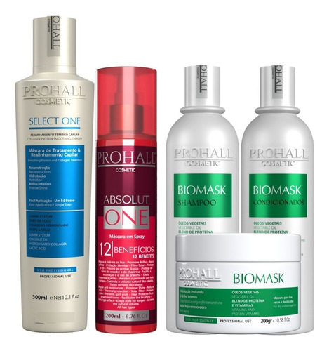 Prohall Select One 300ml + Kit Biomask 300g + Absolut One