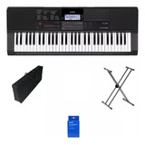 Teclado Organeta Casio Ctx700 + Adaptador + Base + Estuche