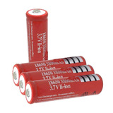 Kit 4 Baterias 18650 3.7v 5800mah Recarregável Lanterna Led