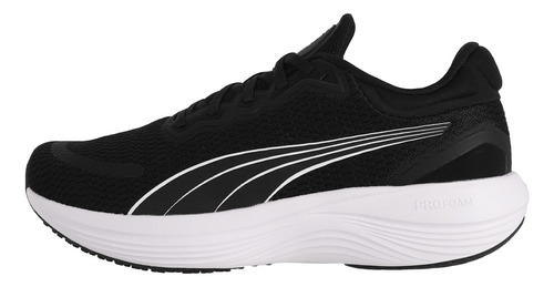 Zapatilla Puma Running Scend Pro Hombre Negras/blancas