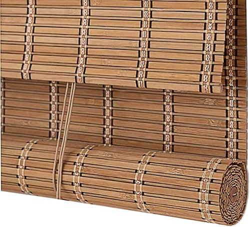 Cortina Roller 100% Bamboo 180x180 Esterilla Enrollable