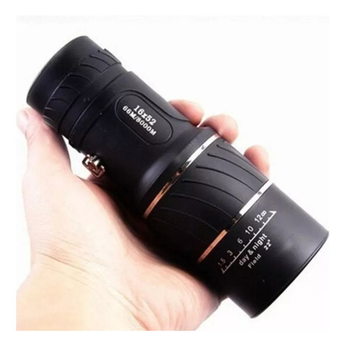 Telescopio Monocular De Visión Óptica Hd 16x52 Color Negro