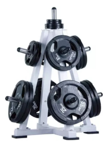 Rack Soporte  Discos Olímpicos Gimnasio Pesas Importado