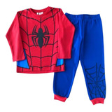  Pijama Niño Conjunto Remera Calza Marvel Original Infantil
