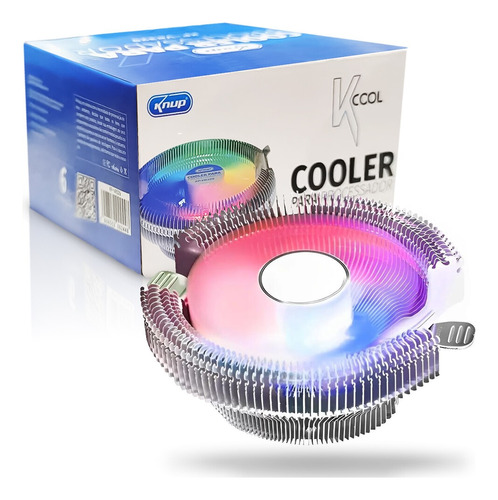 Cooler Para Processador Intel/amd Universal 75w Rgb Kp-vr329