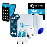 Kit Alarma Domiciliaria Casa Unicom Home 4g Inalámbrico Dato