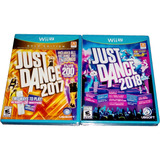 Lote 2 Vj Just Dance 2017 Gold Y Just Dance 2018 Wii U