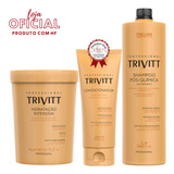 Combo Shampoo 1l, Hidratacao 1kg E Condicionador Trivitt