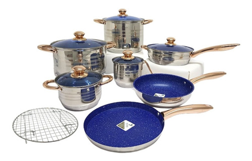 Batería De Cocina Grunberg Kexin Premier  (13 Piezas)