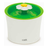 Fuente De Agua Para Gatos Catit 3lts Bebedero Automatico Color Verde Y Blanco