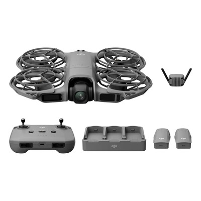 DJI Pack Neo 2 Vuela Más con control remoto RC-N3, transmisión estable con transceptor digital, dron 4K para principiantes, 3 baterías | Meses sin interés