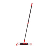 Mop Rodo Microfibra Flat Vermelho / Cinza 72 A 120 Cm Camesa