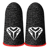 1 Par Gaming Finger Sleeve Sweatproof Thumb Sleeve Game Rojo