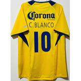 Jersey América 2007 Local Amarillo Cuauhtemoc Blanco