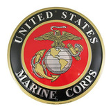 Placa Metálica Del Emblema De Los Marines De Ee. Uu. - Decor