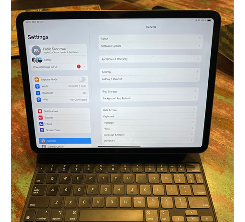 iPad Pro Apple 11'' Wi-fi 64gb + Smart Keyboard