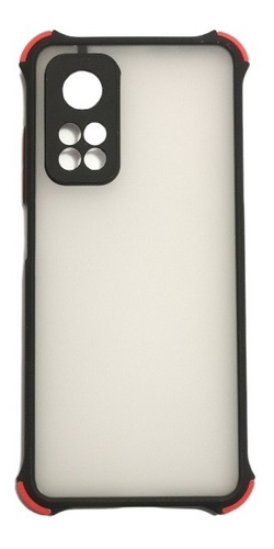 Carcasa Para Xiaomi Mi 10t Pro Borde Negro Anti Prot Camara