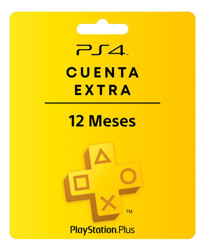 12 Meses Ps Plus Extra Ps4