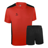 Set Camiseta + Short Four Rojo Negro (número Gratis)