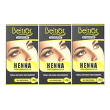 3 Kit Henna P/ Sobrancelha Beltrat - Promoção + Brinde