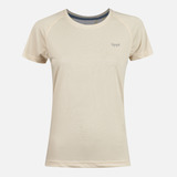 Polera Mujer Core Q-dry Breathing T-shirt Beige Lippi