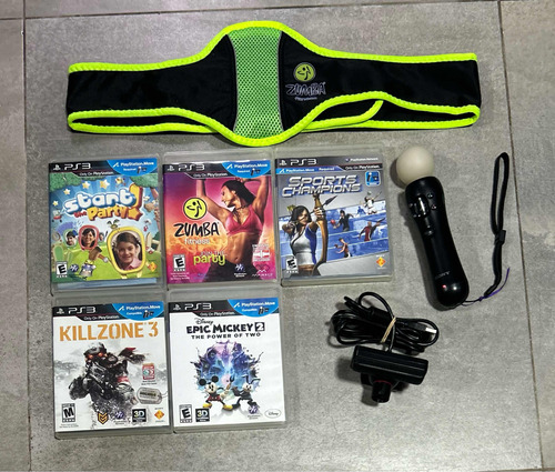 Kit Move Ps3 + Juegos Y Kit Zumba