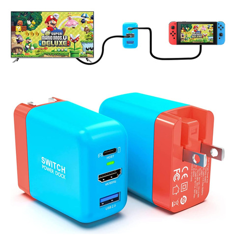 Cargador Portátil Para Nintendo Switch-tv Dock