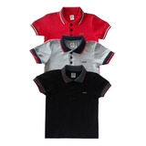 Kit 3 Camisa Infantil Polo Menino Atacado Lote Roupa Criança