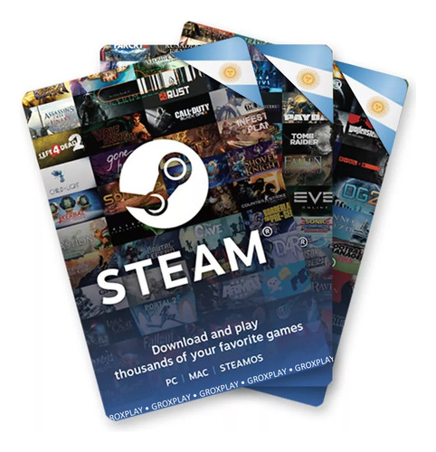 Steam Wallet | Argentina | 10 Dolares