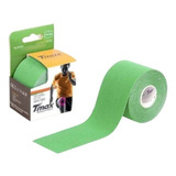 Bandagem Elástica Adesiva Kinesio Kinesiology Verde T Max 5m