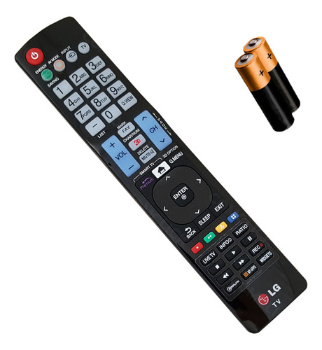 Controle Remoto P/ Tv LG 32lf20fr 32lh20fr Akb69680403