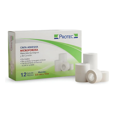 Cinta Microporosa Blanca 2.5 Cm X 10 Mt Material De Curación | MercadoLibre