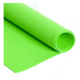 12 Pcs Papel Foami Fomi Pliego Verde Claro 