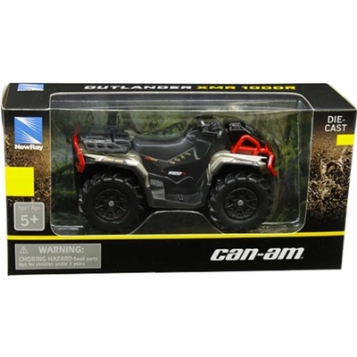 New Ray Cuatrimoto Can Am Outlander X1000 Escala 1:43 Color Negro | Meses sin interés