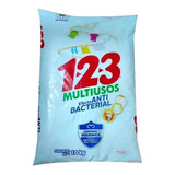 Detergente En Polvo Efecto Antibacterial Multiusos 123 10kg 