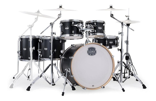 Batería Acústica Mapex Mars 6 Piezas C/hw Mm529sf-6pch-kd-s Color Color Negro