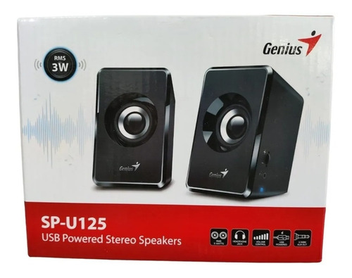 Parlantes Estereo Genius Sp-u125 Periféricos Computador Usb