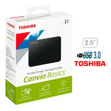 Disco Duro Toshiba 1tb Canvio Negro 2.5 Con 694 Pelis
