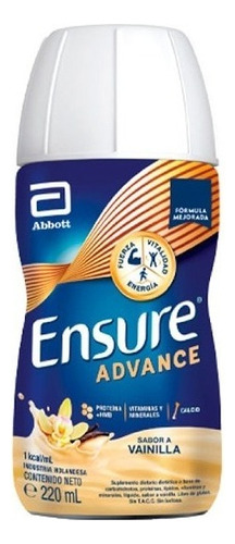 Suplemento En Líquido Ensure Advance 220ml X4unid