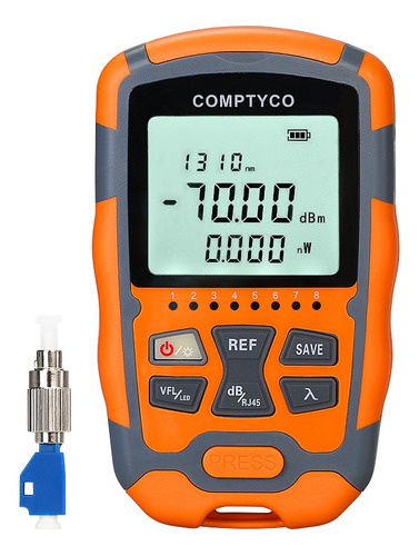 Medidor De Potencia Óptica Comptyco Aua-m70 De 30 Mw, Cuatro