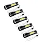 Pack X5 Linterna Led Potente Tactica Zoom Recargable Estuche | MercadoLibre