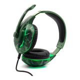 Audifonos Gamer Pc Ps4 Xbox Komc G312 Mic Camuflajeados Led Color Camuflado Verde Oscuro