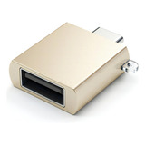 Adaptador Satechi Usb-c A Usb-a 3.0 Color Gold