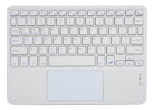 Teclado Bluetooth Recargable Para Pc Cel Mac Panel Táctil