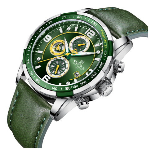 Reloj Casual Naviforce Para Hombre, Deportivo, Impermeable