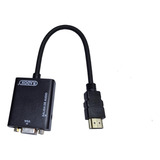 Adaptador Hdmi A Vga Color Negro Radox 130-076