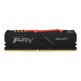 Memoria Ram Ddr4 8gb 3200mhz Kingston Fury Beast Rgb