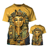Camiseta Estampada Con Gráficos De Horus Del Antiguo Egipto